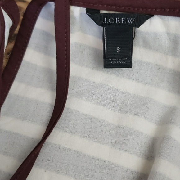 J. Crew striped peasant top size s - Picture 5 of 8